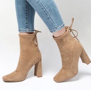 Tan Suede Ankle Boots